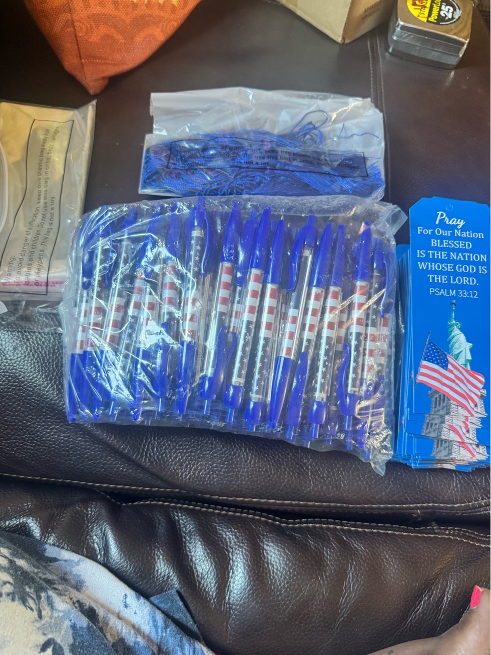 American Flag Ballpoint Pens - Pack for Home Party Supplies.
100 Pens Cards